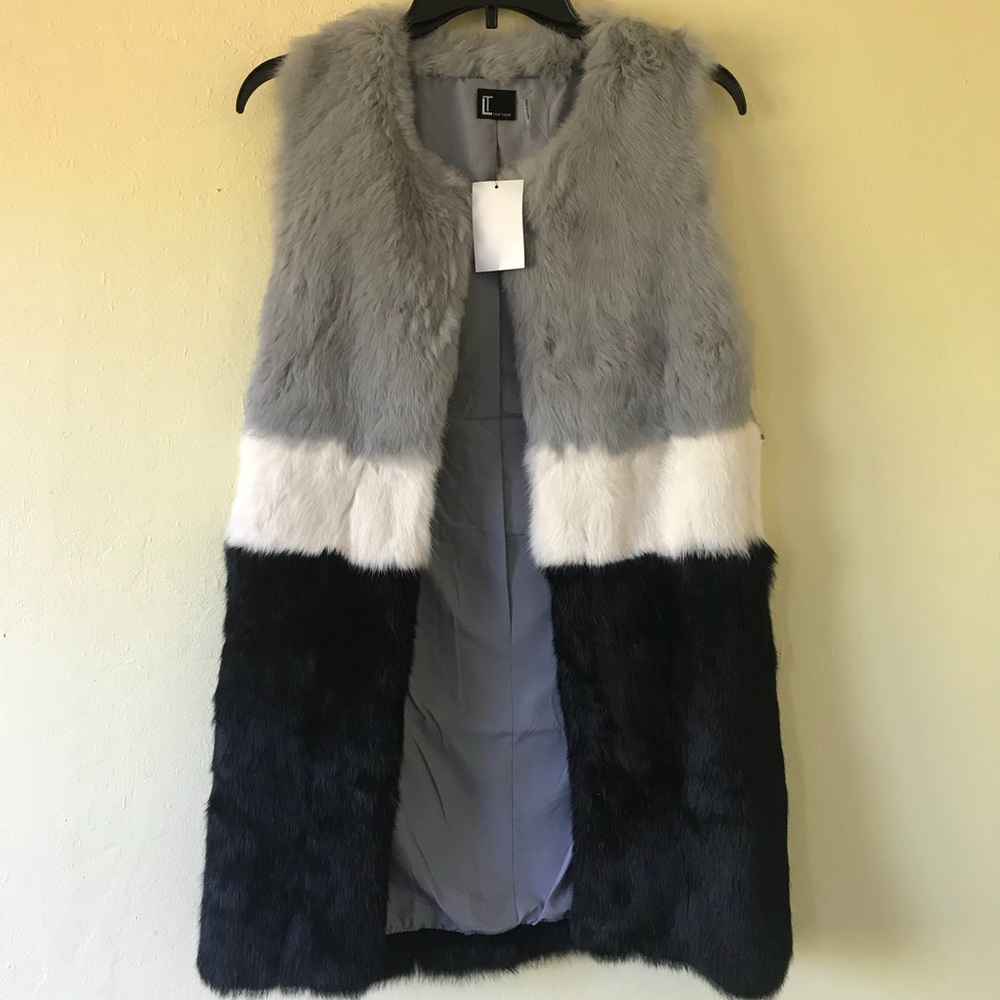 Love Token Rabbit Fur Vest
